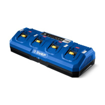 Зарядное устройство Li-Ion 9А 20 В Turbo CHARGE система LMS 4 порта ЗУБР TC-20-4