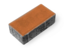 Плита тротуарная гладкая Брусчатка А.8.П.4 стандарт оранжевый МУП