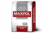 Смесь для кладки кирпича Стандарт желтый 25кг MAXPOL 