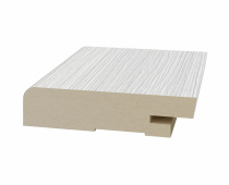 Плинтус напольный ЭКО-шпон 2070мм Ясень серебристый  