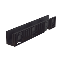 Канал водоотводный пластик DN100-Н180 Norma С250 (180/148/1000) AQUASTOK 11018