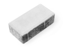 Плита тротуарная гладкая Брусчатка А.7.П.6 стандарт белый МУП