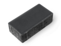 Плита тротуарная гладкая Брусчатка А.8.П.4 стандарт черный МУП