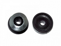 Шайба для поликарбоната 7х25 сталь-резина серая  