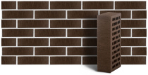 Кирпич 1NF Тросник пустотелый керам М175 (250х120х65) Темно-коричневый ЛСР 