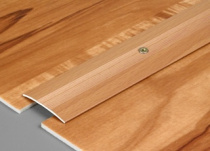 Порог одноуровневый алюминиевый (37/1800мм) клен беленый Лука