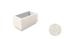 Цветочница 400х800х400 Гранит белый Выбор С