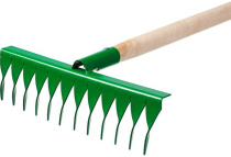 Грабли садовые сталь с черенком РОСТОК 421900-12
