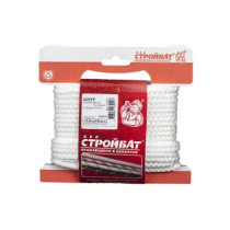Шнур хоз.быт.с сердечником 5мм белый (15м) Белстройбат