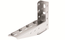 Кронштейн с опорой сталь 44/130 х 150мм цинк DKS FC34106