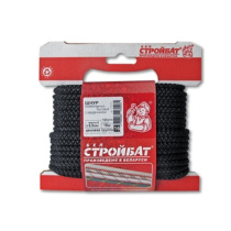 Шнур хоз.быт.с сердечником 5мм чёрный (15м) Белстройбат