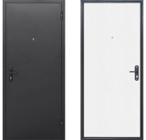 Дверь входная Стройгост 5 Металл/МДФ 860 Правая Серебро/Белёный дуб