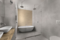 Керамогранит Cassini_GT (600 х 1200) светло-серый пол GlobalTile GT1206017706MR 1