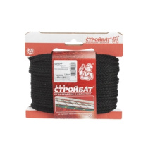 Шнур хоз.быт. 4мм чёрный (50м) Белстройбат