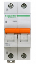 Автоматический выключатель ВА63 11217 С40 2Р 40А 4,5кА Schneider Electric