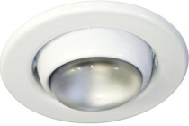 Светильник встраиваемый "Рыбий глаз" белый E14 R63  D 85/ Feron 2712