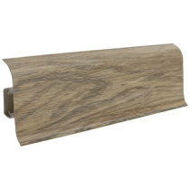 Плинтус напольный П58 ПВХ 2500мм Дуб эллора WIMAR 809