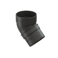 Колено 45° 80  Серый STANDARD Docke