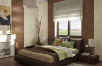 Бамбуковое полотно дизайн венге 12мм/900мм Cosca