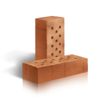 Кирпич 1NF полнотелый с тех пустотами керам М150 (250х120х65) Красный ЛСР 