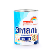 Эмаль ПФ-115 черный 1,9 кг РадугаМалер 