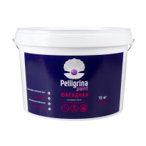 Краска фасадная белоснежная 25 кг Pelligrina Paint