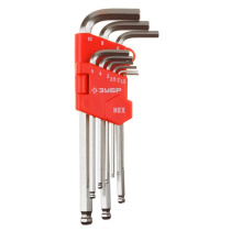 Набор имбусовых ключей ЗУБР 27461-2_z02 9 предметов