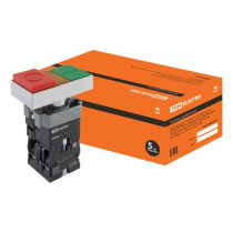 Кнопка BW8465 зеленая/красная с подсветкой TDM