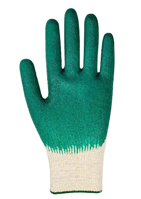 Перчатки Х/Б с латексным обливом  Bronitex Л-10-13