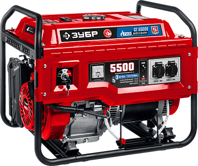 Генератор гибридный ручной ЗУБР СГ-5500Е