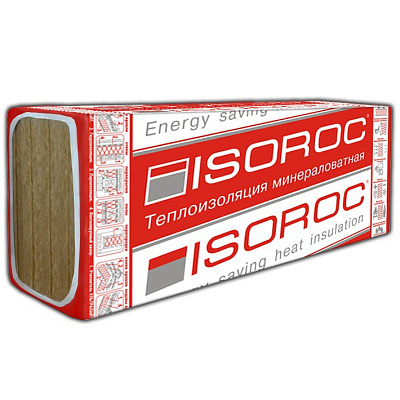 Утеплитель ISOROC ИЗОВЕНТ-Л (50/500/1000мм) 4м2 