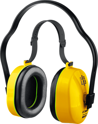 Наушники противошумные желтые ЗУБР 11372