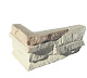 Декоративный камень Угловой Алибек 1-20-01 (0,09 пог.м./уп) Zikkurat 