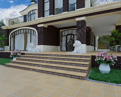 Плитка Natural Песочный (250/250/14) Ecoclinker БОЙ 