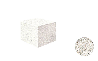 Декоративный куб 1 600х600х600 гранит белый Выбор С