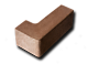 Камень крупноформатный  Темно-коричневый М300 , гиперпрес угловой полнотелый (88/120/315/153мм) СП