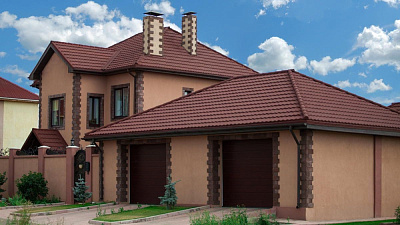 Композитная черепица Luxard Roman (430/1330) Мокко