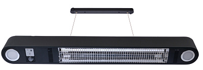 Инфракрасный обогреватель подвесной 15 кВт Riesling Black Мастер Лето