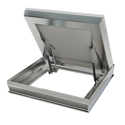 Люк напольный ПРЕМЬЕР  (800/800/75,5) винт-ручка - Хаммер