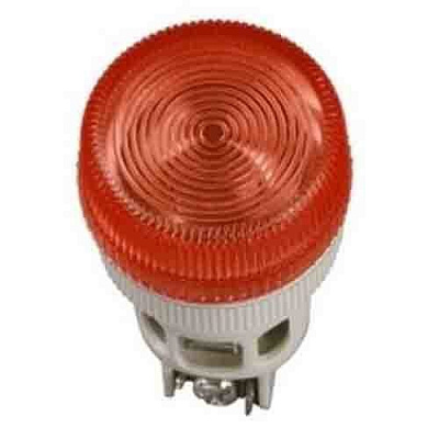 Лампа сигнальная 230В красная ENR-22 TDM