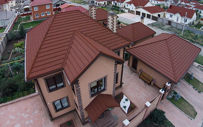 Композитная черепица Luxard Roman (430/1330) Мокко