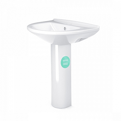 Умывальник W101 HOME De Luxe белый GESSO 