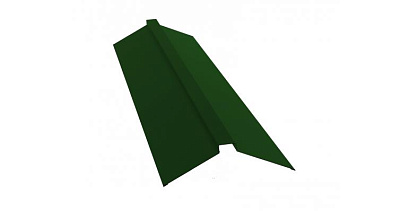 Планка конька плоского 115*30*115 ПОЛИЭСТР 0,4 RAL 6002