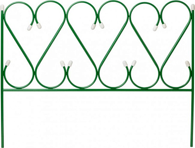 Забор декоративный РЕНЕССАНС 50см/3,45м зеленый GRINDA 422263