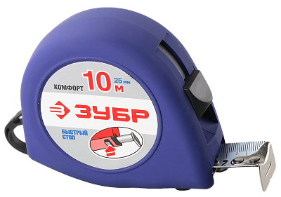 Рулетка СТАНДАРТ (25х10) ЗУБР 34016-10