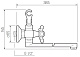 Смеситель для ванны хром РМС SL71-143P