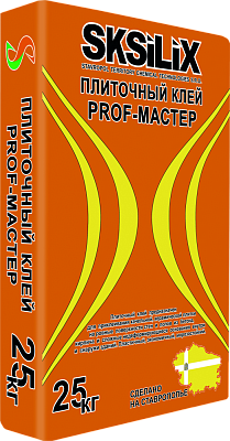 Клей PROF-Мастер 25 кг SKSiLiX 