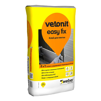 Клей Easy fix  25 кг Weber Vetonit 