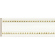 Бордюр Иониики белый с золотом (60мм/2500мм) Cosca