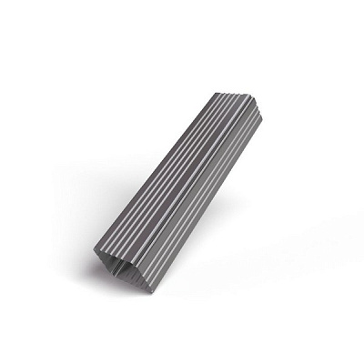 Труба водосточная прямоугольн. 76х102х1000 ЦИНК   